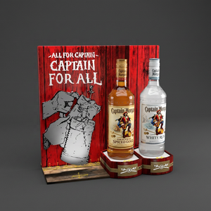 Illuminated Acrylic Liquor Bottle Display Stand LED <b>Bar</b> <b>Shelf</b> Rack for Whiskey Wine & Spirits Custom Logo Available - Product Image 1