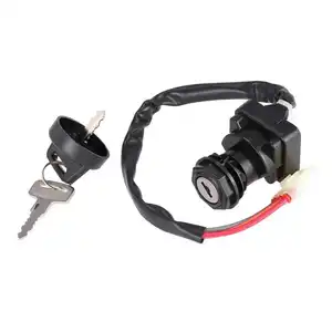 Ignition key switch for Suzuki LTZ LTF 250 400 Arctic Cat DVX TBX TRV 400 500 Kawasaki XFX 400 37110-09F00 3430-040 27005-S005