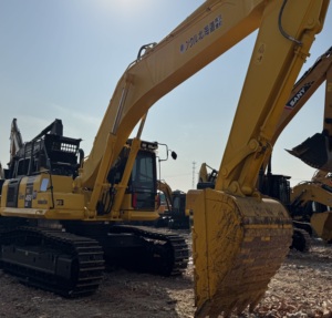 Excavatrice de terrassement d'occasion de grande taille KOMATSU PC450 PC400 PC360 45 tonnes 40 tonnes Compatible avec différents accessoires : marteau, grappin, godet - Product Image 2
