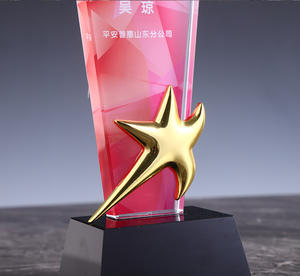 थोक OEM ODM रंग मुद्रण k9 रंगीन क्रिस्टल ट्राफियां प्लाक क्रिस्टल पुरस्कार रंगीन क्रिस्टल ट्रॉफी - Product Image 4