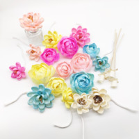 6cm 8cm diffuseur d'arôme de haute qualité à la main fleur colorant couleur Sola bois fleur