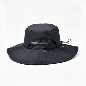 Men's Breathable Mesh Bucket <b>Hat</b> Quick Dry Outdoor Sun <b>Hat</b> with Venue Logo for Hiking Fishing - Product Image 5