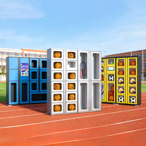 Borne de <span class=keywords><strong>location</strong></span> en libre-service haute capacité pour les stades de football/basketball | Solution de <span class=keywords><strong>stockage</strong></span> intelligente avec verrouillage à distance et contrôle par application - Product Image 6