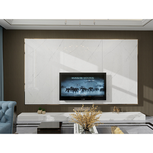 Pierre frittée blanche <span class=keywords><strong>KAMIYA</strong></span> grand format pour mur de fond de hall d'hôtel, résistante aux UV, haute dureté - Product Image 4