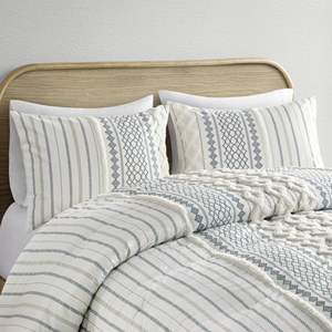 DB 3pcs <b>Comforter</b> <b>Set</b> Floral Solid Pattern King Queen Breathable Polyester PVC 300TC Cotton Chenille for Home Wedding Hotel - Product Image 3