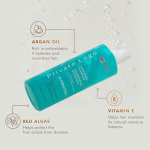 OEM <span class=keywords><strong>Shampooing</strong></span> hydratant à l'huile marocaine hydratation intense adapté aux femmes avec cheveux secs et crépus pour une brillance saine 1000ml - Product Image 2