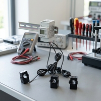 Compteur d'énergie multifonction Acrel ADL400N-CT, montage sur rail DIN, Modbus-RTU, triphasé, IoT, armoire de distribution d'énergie