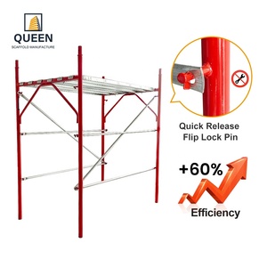 LINYI QUEEN Ponteggio a telaio a H tipo italiano con blocco rapido, ponteggio prefabbricato per facciate tipo europeo con perno a blocco rapido - Product Image 2