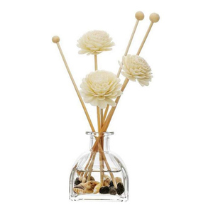 Home Fragrance Perfume Fresh Air Natural Essential Oil Reed <b>Diffuser</b> Mini 50ml Glass Gift Box with Aroma <b>Stick</b> - Product Image 1