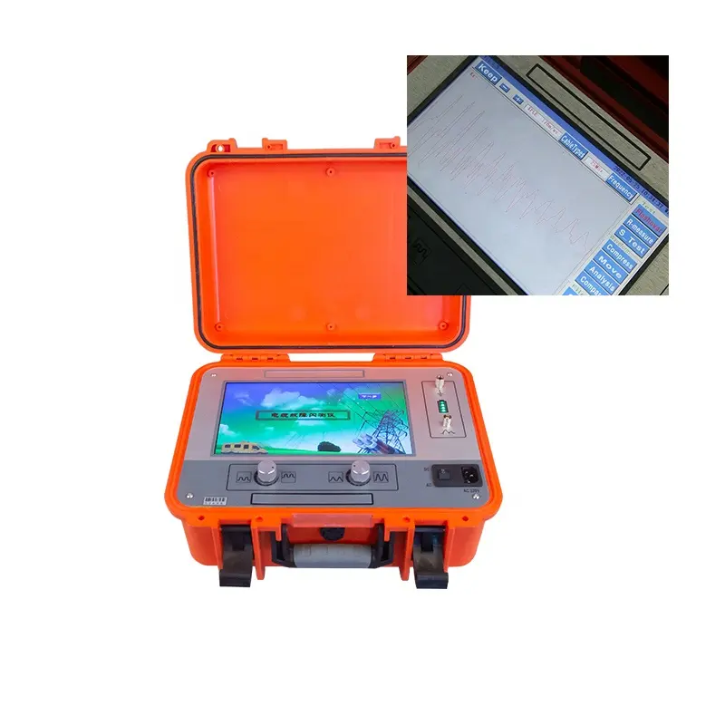TDR smart 10 inch touch screen for underground Cable Fault locator