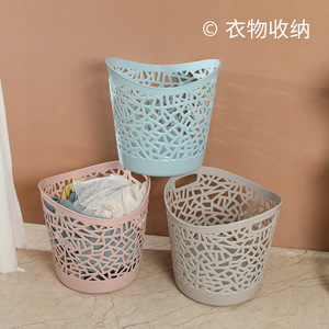 Hollowed-out bird's nest laundry <b>basket</b>, household plastic storage box, promotional <b>gift</b> storage unit, multi-functional - Product Image 1