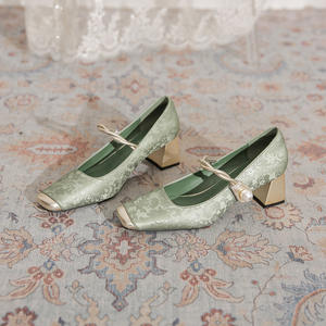 Zapatos de tacón bajo unisex de cuero vacuno calado, estilo moderno 2026, con punta y tacón gato, cómodos - Product Image 6