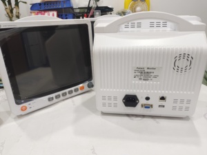 Moniteur patient ECG portable 12 canaux, système de surveillance médicale multiparamétrique, homologué CE, avec chariot en option WPM-12E - Product Image 4