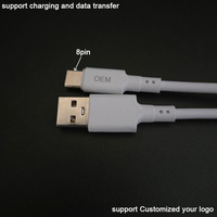 Cables USB a 8 Pines Extra Gruesos, Universales, Multifuncionales, Reutilizables, para Hogares, Autos y Oficinas