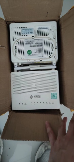 Used h1s-3 Modem China mobile xpon Hisilicon Chipset FTTH WIFI Router English firmware GPON XPON ONU Similar EG8141A5 HG8546M