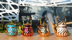 Set di 3 Teiere Ecologiche in Stile Turco Tradizionale Ottomano Anatolico Greco Arabo Vendita all'Ingrosso - Product Image 2