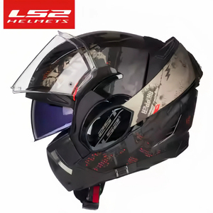 Casque de moto modulaire LS2FF900 authentique, pour homme et femme, avec double visière, idéal pour la course - Product Image 5