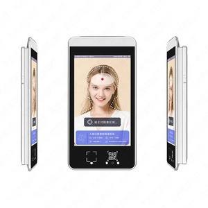 Máquina de asistencia de tarjeta RFID Cámara de reconocimiento facial de huellas dactilares Sistema de control de acceso de reconocimiento facial biométrico - Product Image 1