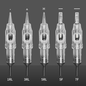 Aiguilles de machine à tatouer pour maquillage permanent, type cartouche PMU, avec embout noir, pour microshading - Product Image 6
