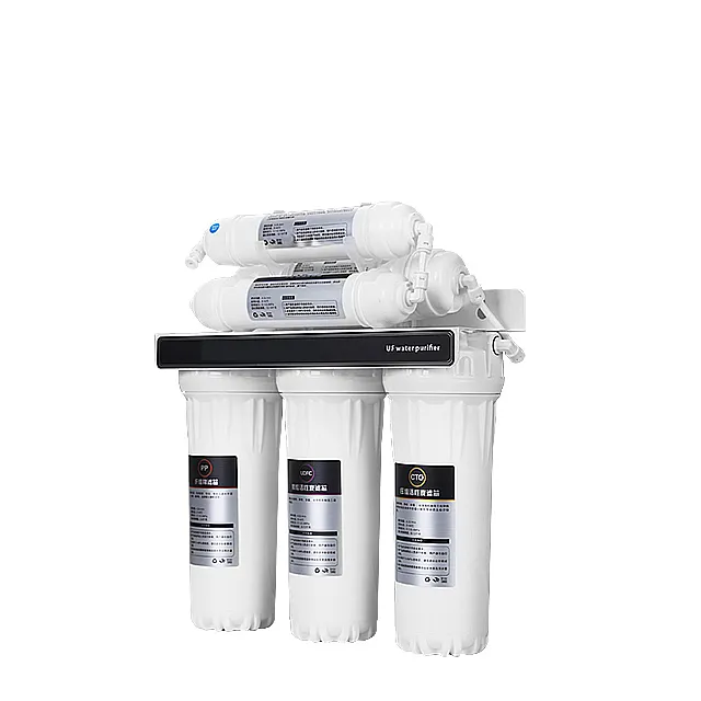 Systeem Waterzuiveraar Waterfilters Gootsteen Pvc Usb Aanpasbare 5 Stage Waterfilter 1 Pcs Baisheng