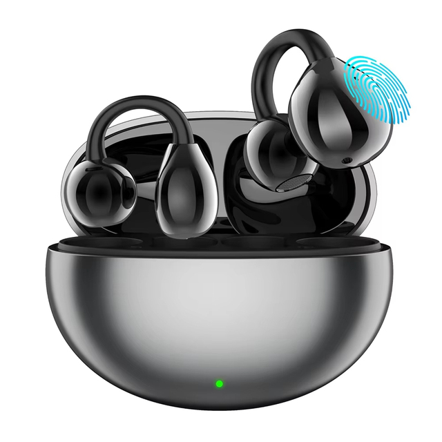 Hi-Res Audio Mini Wireless Earbuds Sports Earphones HD Voice Call Waterproof Ear Clip Digital Display Hi-Res Digital Display