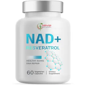 Private Label Nad Supplement Nicotinamide Riboside Nicotinamide Mononucleotide Capsules Voor Gezondheid Anti - Aging Hoge Absorptie