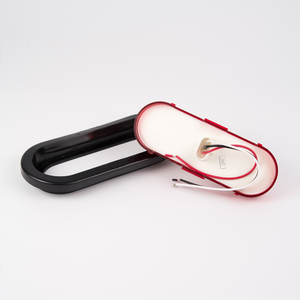 Luce Posteriore <span class=keywords><strong>LED</strong></span> Rossa Ovale da 6 Pollici, 12V, Montaggio Superficiale, Impermeabile IP67, Luci di Stop, Freno e Direzione per Rimorchi, Camion, Jeep - Product Image 5
