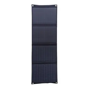 USB Tipo-C DC 75W Cargador solar mono plegable portátil 200W Panel solar plegable con 2 salidas USB para estación de energía de 12V