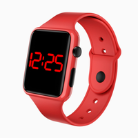 Montre connectée sport pour femme avec écran LED, étanche, bracelet en silicone, idéale pour la rentrée scolaire, best-seller WE-DO