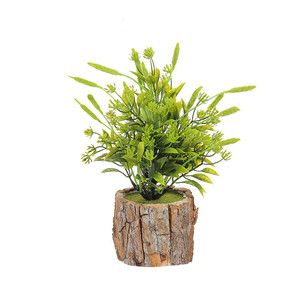 กระถางดอกไม้ไม้ประดิษฐ์ต้นไม้จำลองของตกแต่งบอนไซขนาดเล็กยอดนิยม - Product Image 1