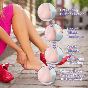 Ayak bakımı yama pedleri görünmez hidrokolloid topuk jel Blister etiket ayak bakımı bant yardım <span class=keywords><strong>band</strong></span>ı - Product Image 4