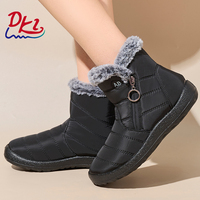 Bairuilun Bottes de neige en peluche pour femmes, imperméables et antidérapantes, personnalisées pour l'hiver