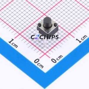 K2-1109DP-D4SW-01 Tactile Switch Through hole-4P,4.5x4.5mm Switch Single Pole Single Throw Round Button 2.5N Through Hole - Product Image 1