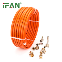 IFAN Muestra gratis Tubería de plomería Color naranja Material plástico ASTM F1974 Suministro de agua Tubería PEX