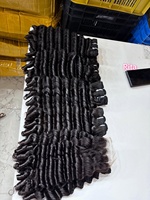 Cheveux Indiens Bruts Alignés dans le Sens de la Cuticule, 100% Cheveux Vietnamiens Bruts, Fournisseur de Cheveux Naturels Ondulés, Lisses comme des Baguettes, Bouclés Birmans, Lot de Cheveux Humains