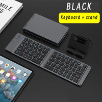 Faltbare Mini-Tastatur Dual-Mode Bluetooth 2.4G Tastatur-und Mausset mit Typ-C-Aufladung, geeignet für Tablets