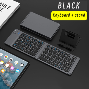 Có thể gập lại Bàn phím mini Dual-mode bluetooth 2.4G bàn phím và chuột thiết lập với Loại-C sạc, thích hợp cho máy tính bảng - Product Image 2