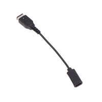 Kabel pengisi daya konsol permainan, Aksesori konsol permainan kabel muka pengisian daya tipe-c ke SP hitam untuk permainan SP/GBA/GameBoy/DS