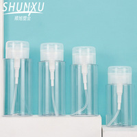 SHUNXU luxe 100 ml 120ml 150ml 200ml étui de peau Toner bouteille en plastique vide presse pompe maquillage vernis à ongles dissolvant bouteille
