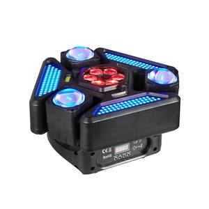 LED 360度回転RGBW DMX512コントロールステージライト<span class=keywords><strong>3</strong></span>ヘッド<span class=keywords><strong>3</strong></span>腕ビームレーザーストロボ効果DJディスコパーティーコンサート - Product Image 3