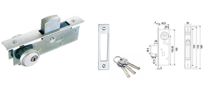 Serrure Cekon à mortaise pour porte lourde en aluminium Mcdonalds KFC de haute qualité avec clés Heavy Duty 5128 vers l'Amérique centrale et l'Amérique du Sud - Product Image 2