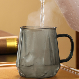 <span class=keywords><strong>Mug</strong></span> <span class=keywords><strong>à</strong></span> café moderne en verre borosilicate résistant aux chocs thermiques avec infuseur <span class=keywords><strong>à</strong></span> thé intégré, écologique, option multicolore - Product Image 4