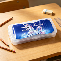 Pegatinas Lenticulares 3D Personalizadas para Estuche de Lápices, Lonchera, Caja de Almacenamiento, Calcomanías de Anime con Efecto Flip, Pegatinas de Papelería para Niños, Venta al por Mayor
