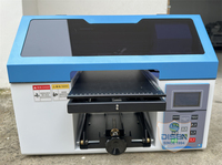 Imprimante numérique UV à plat Disen A4 multifonctionnelle mini DTF DTG XP600 pour T-shirts, cartes, tubes, métal et impression directe sur vêtements