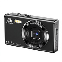Kamera Vlogging Premium 16X Digital Zoom AF Auto Focus Koneksi WiFi Aplikasi Media Sosial untuk Pemula