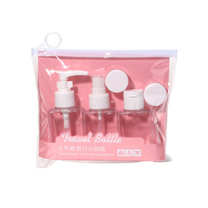 Set de Viaje para el Cuidado de la Piel LMLTOP, 6 Piezas, Botella PET de 80 ml, Decantador Portátil de Cosméticos Faciales SY1038 - Product Image 2