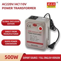 Convertisseur de tension ANLIXUN AC 220V vers AC 110V 500W, transformateur de voyage, régulateur abaisseur de tension pour utilisation d'appareils à l'étranger