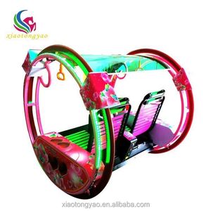 Voiture Rotative Authentique pour Enfants, Design Automobile, 2 Places, en Plastique, pour l'Extérieur – Modèle Happy Car, Vente Flash - Product Image 2