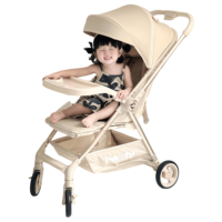 Poussette Bébé Portable en Alliage d'Aluminium, Conçue pour les Activités Parent-Enfant, Capacité de Charge de 20KG, Pliable pour 0-3 Ans
