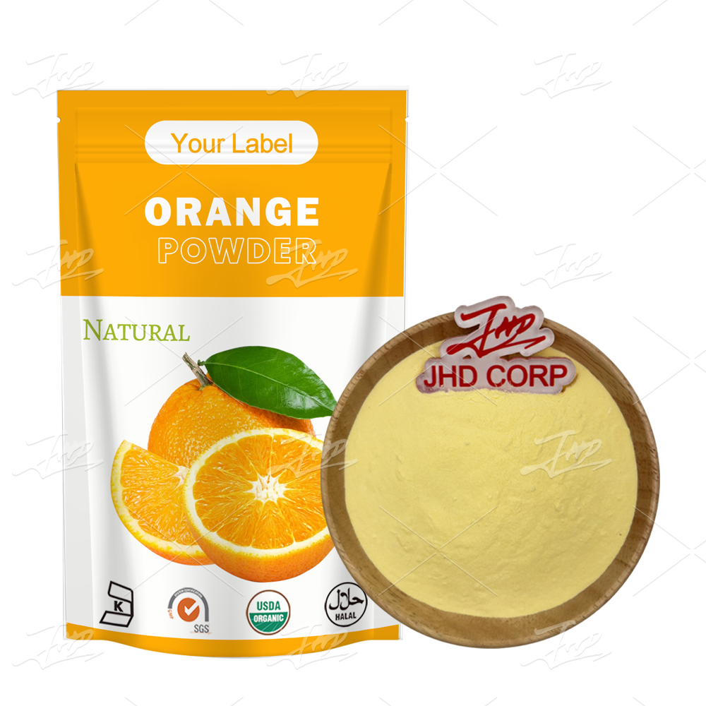 JHD Natural 100% Water Soluble Sweet Orange Concentrate Fruit Juice Powder